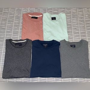 Like New Lot of 5 Men’s Abercrombie & Fitch T-Shirts Size Medium